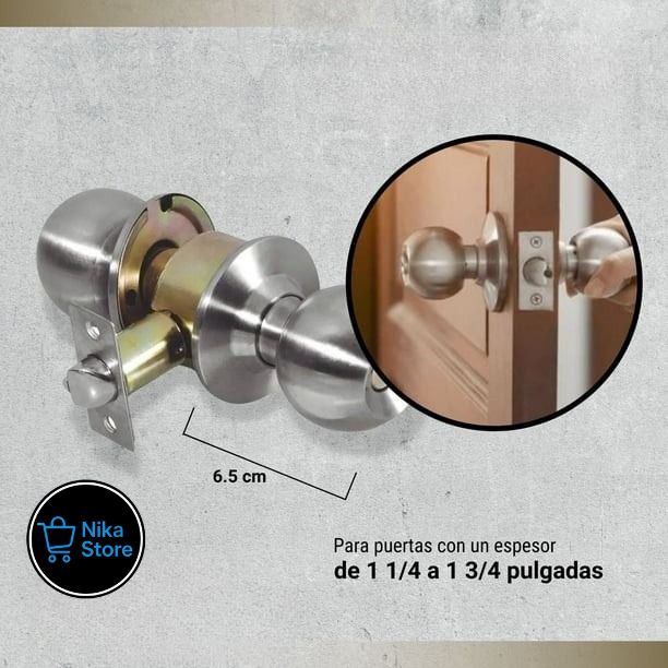 Cerradura Philips Chapa Perilla Puerta Baño   o Dormitorio Pomo Acero Inoxidable_5