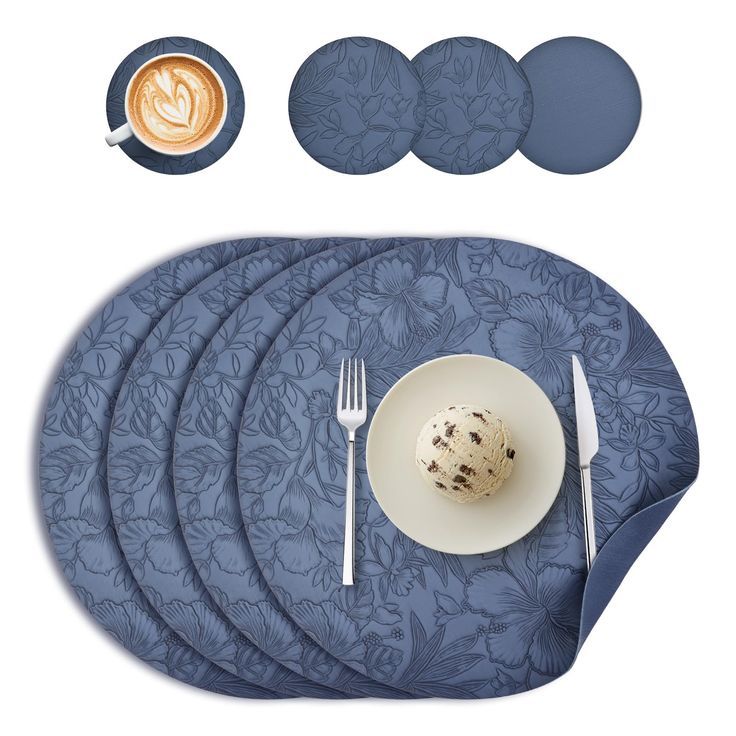 Dessous de verre rond et carré en bois de noyer massif, tapis de tasse en bois de hêtre vierge, Durable, résistant à la chaleur, pour thé et café, napperons, 6 pièces/ensemble_24