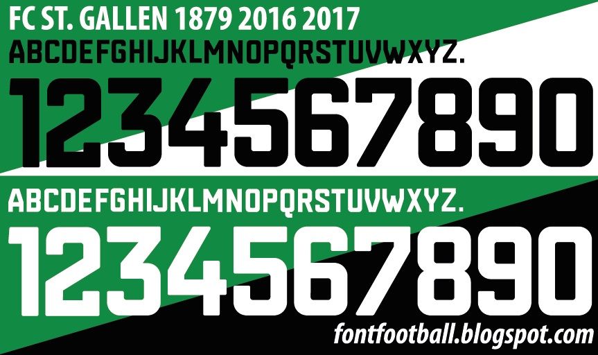 Font Vector St. Gallen 2016 2017 kit_0