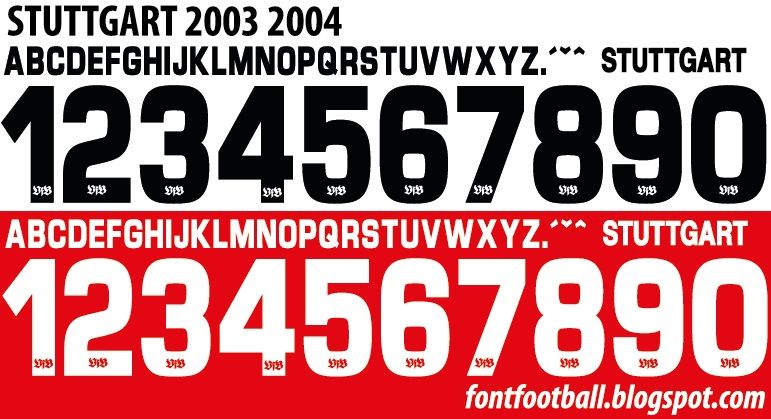 Font Vector Stuttgart 2003 2004 kit_0