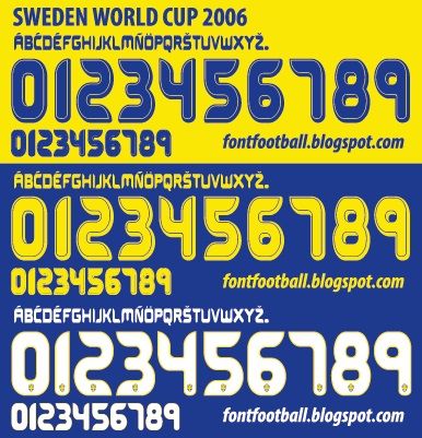 Font Vector Sweden World Cup 2006 kit_0