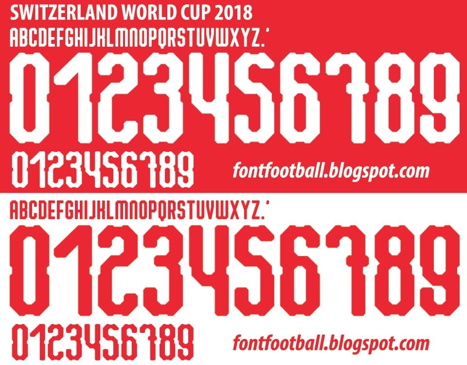 Font Vector Switzerland World Cup 2018 kit_0