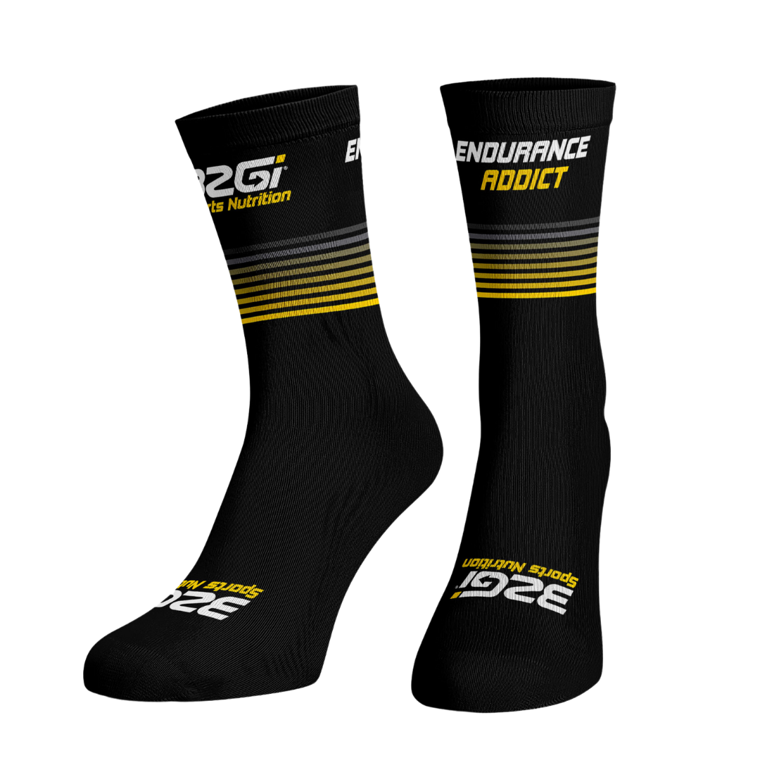 32Gi ENDURANCE ADDICT SOCKS BLACK_0