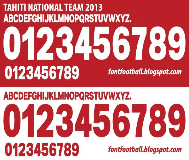Font Vector Tahiti National Team 2013 kit_0