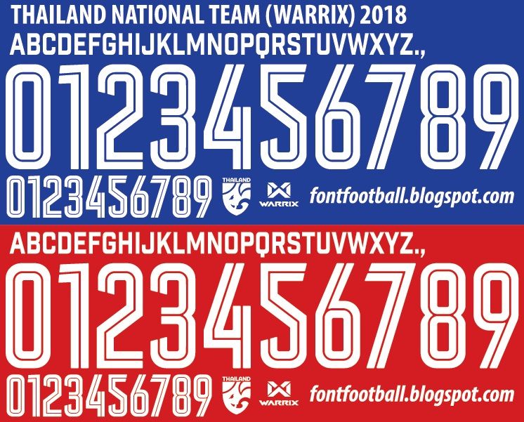 Font Vector Thailand National Team Warrix 2018 kit_0