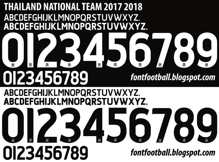 Font Vector Thailand National Team 2017 2018 kit_0