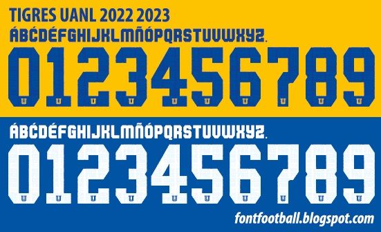 Font Vector Tigres UANL 2022 2023 kit_0