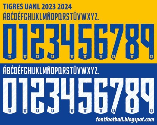 Font Vector Tigres UANL 2023 2024 kit_0