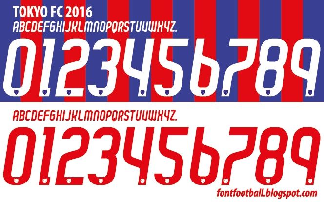 Font Vector Tokyo FC 2016 kit_0