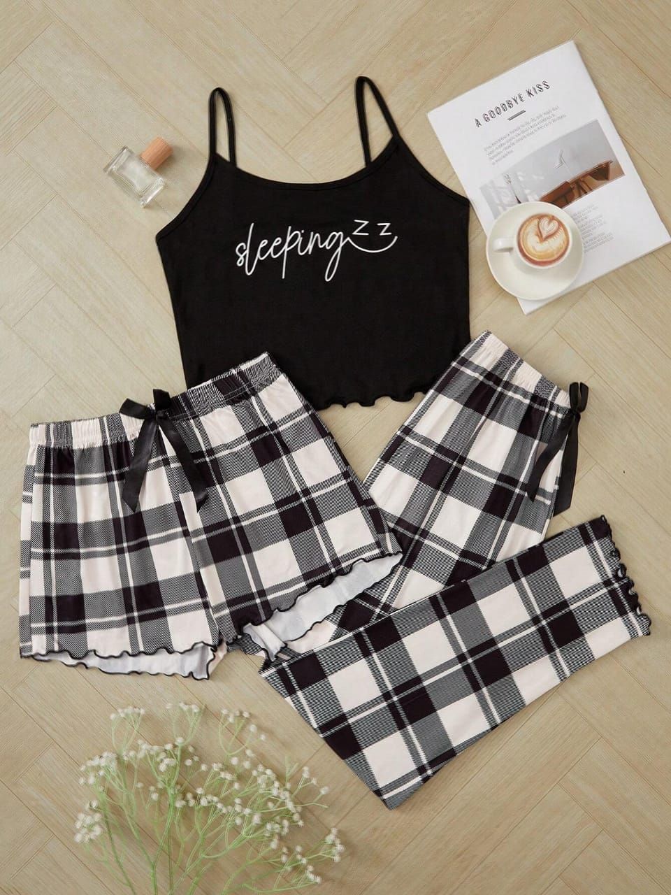 3 Piece Women's Sleepwear Set_4