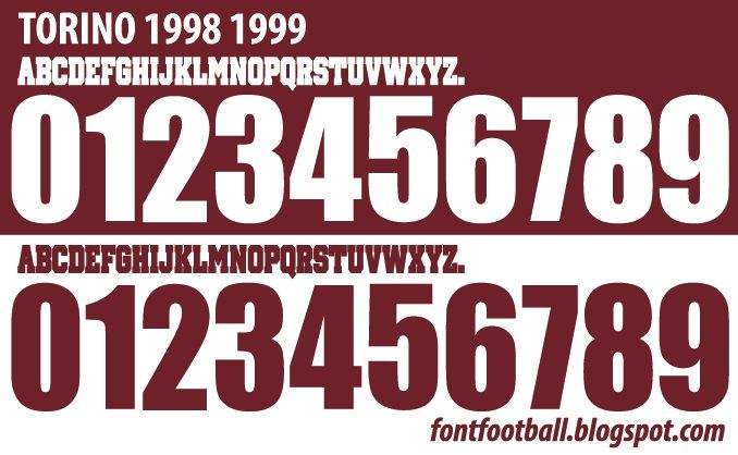 Font Vector Torino 1998 1999 kit_0
