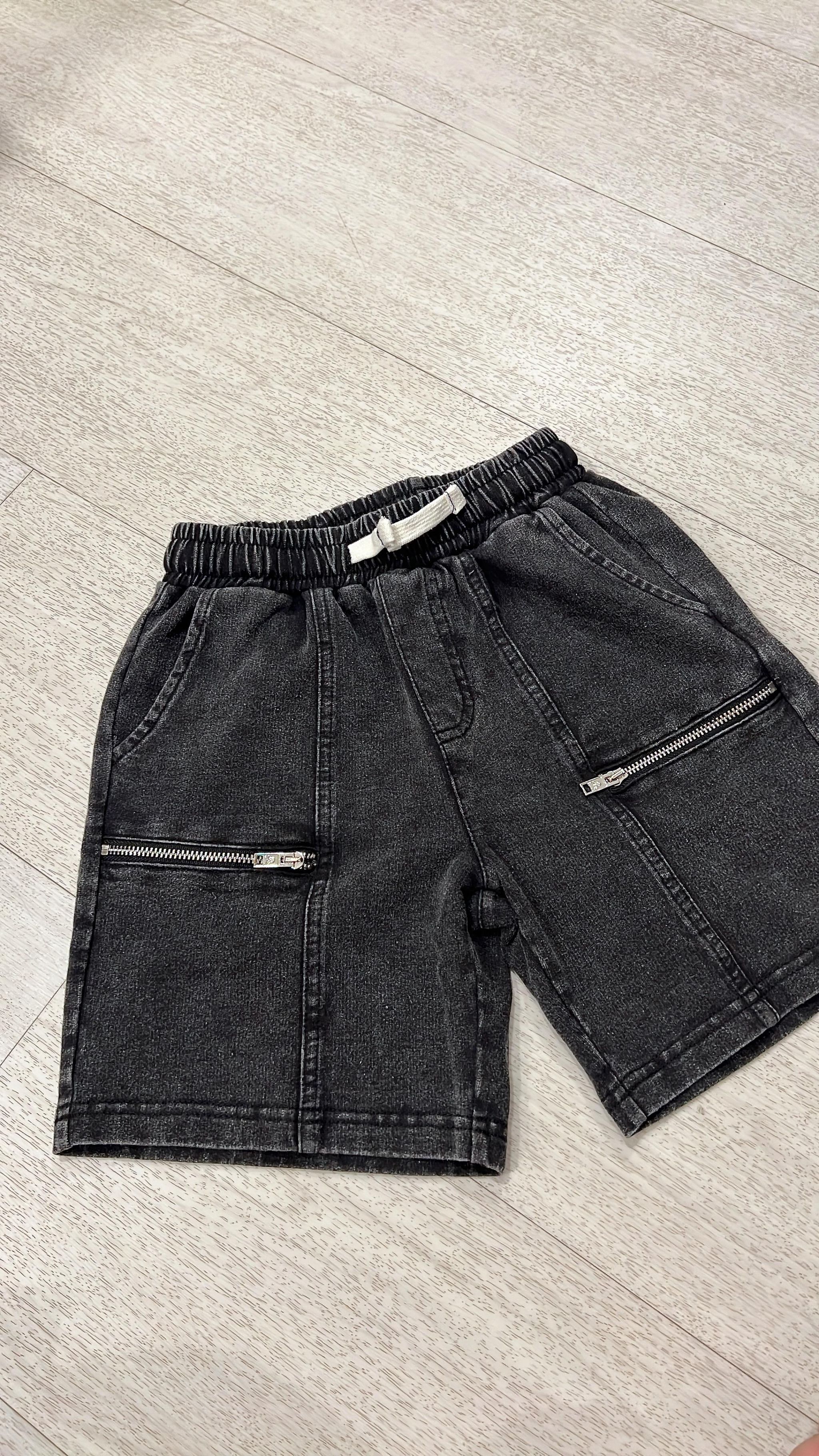 [❤️‍🔥NEW LAUNCH] Denim Zipper Pocket Shorts_4