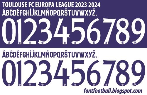 Font Vector Toulouse FC Europa League 2023 2024 kit_0