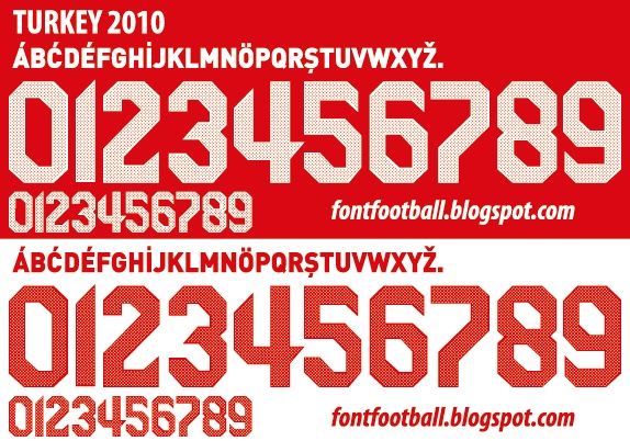 Font Vector Turkiye Turkey 2010 kit_0