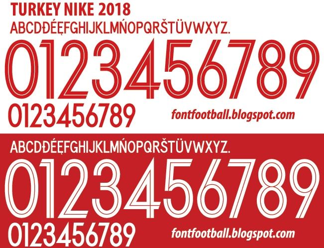 Font Vector Turkiye Turkey 2018 kit_0