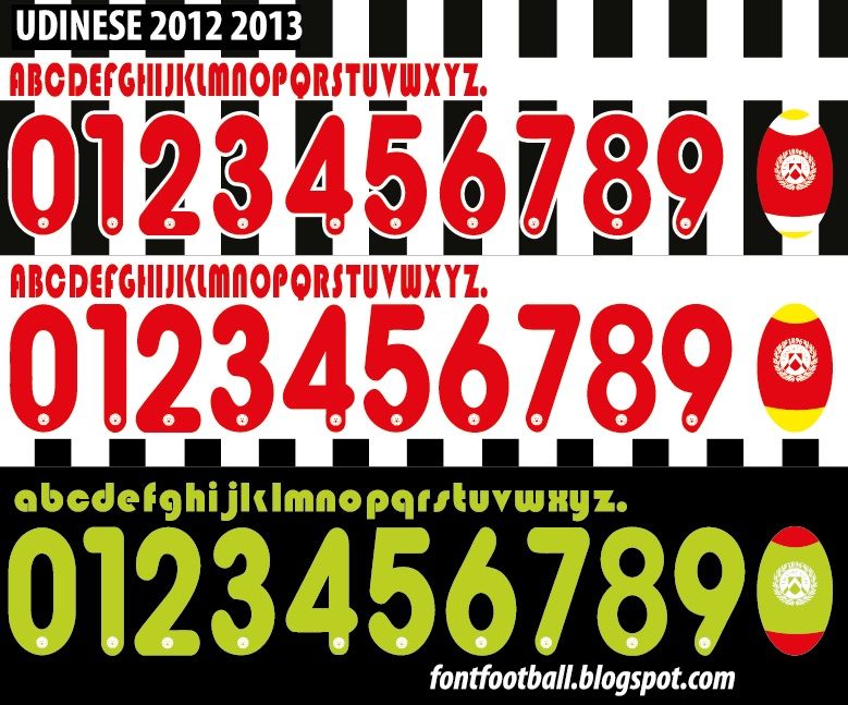 Font Vector Udinese 2012 2013 kit_0