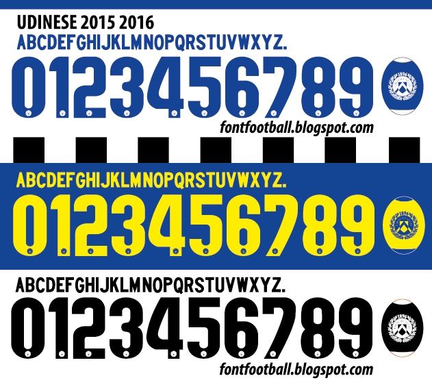 Font Vector Udinese 2015 2016 kit_0