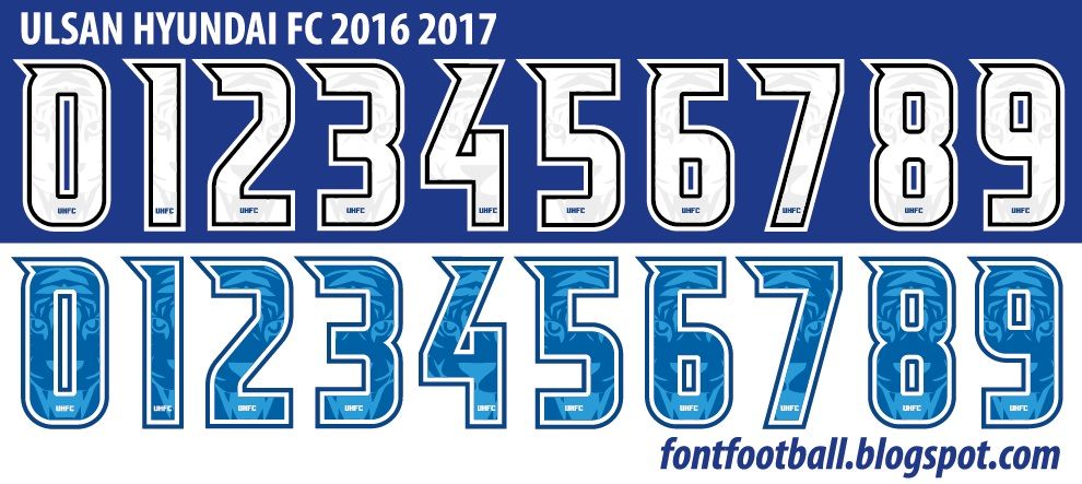 Font Vector Ulsan Hyundai FC 2016 2017 kit_0