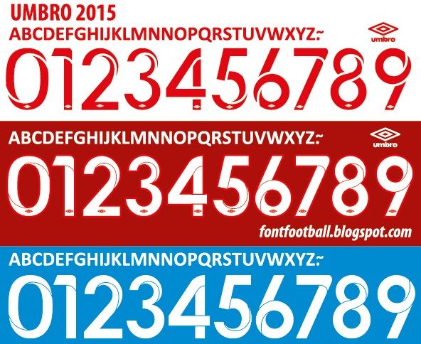 Font Vector Umbro 2015 kit_0