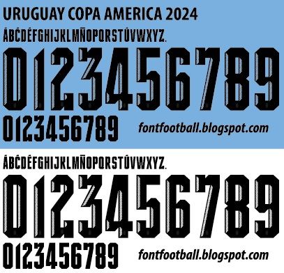 Font Vector Uruguay Copa America 2024 kit_0