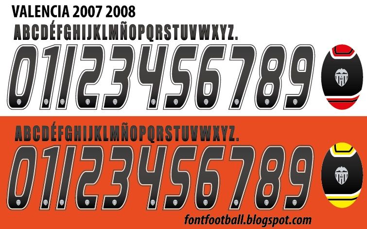 Font Vector Valencia CF 2007 2008 kit_0
