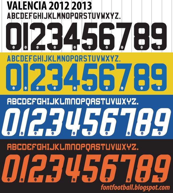 Font Vector Valencia CF 2012 2013 kit_0
