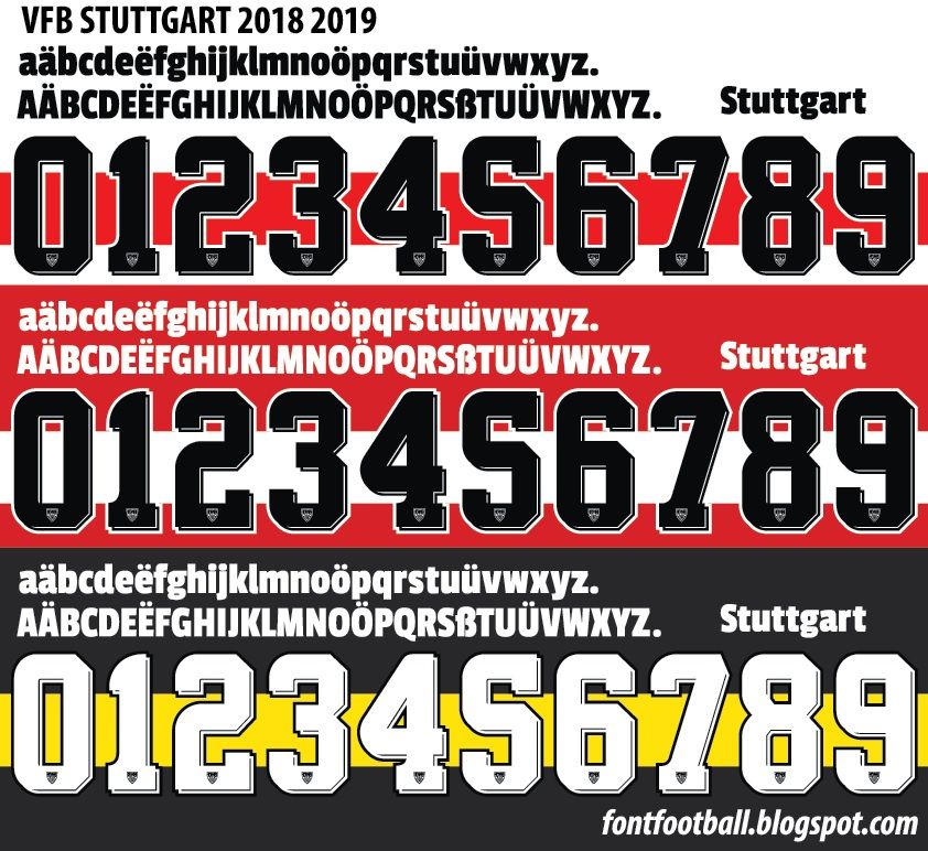 Font Vector Vfb Stuttgart 2018 2019 kit_0