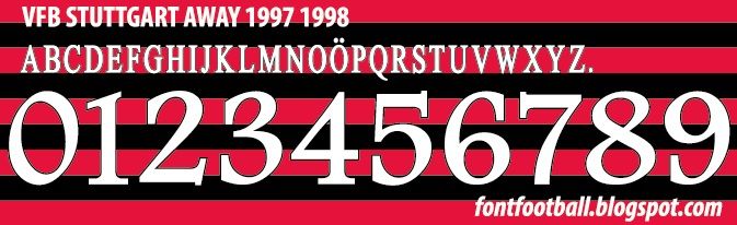 Font Vector Vfb Stuttgart Away 1997 1998 kit_0