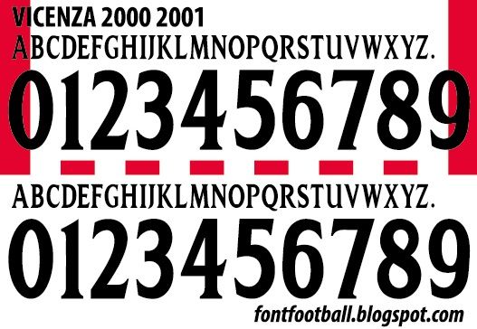 Font Vector Vicenza 2000 2001 kit_0