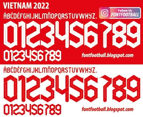 Font Vector Vietnam National Team 2022 kit_0