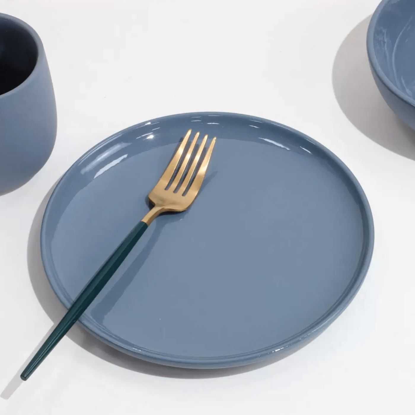 Piring Mangkuk Mug 1 Set Material Porselen Berkualitas Terkesan Mewah Aman untuk Penggunaan Microwave Untuk Berbagai Hidangan_1