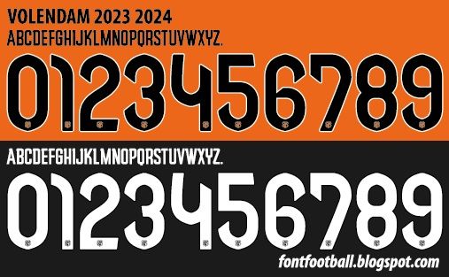 Font Vector Volendam 2023 2024 kit_0