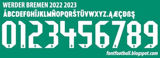 Font Vector Werder Bremen 2022 2023 kit_0