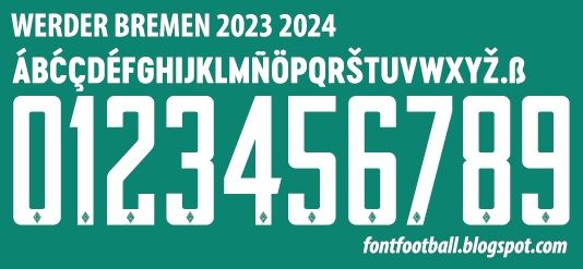 Font Vector Werder Bremen 2023 2024 kit_0