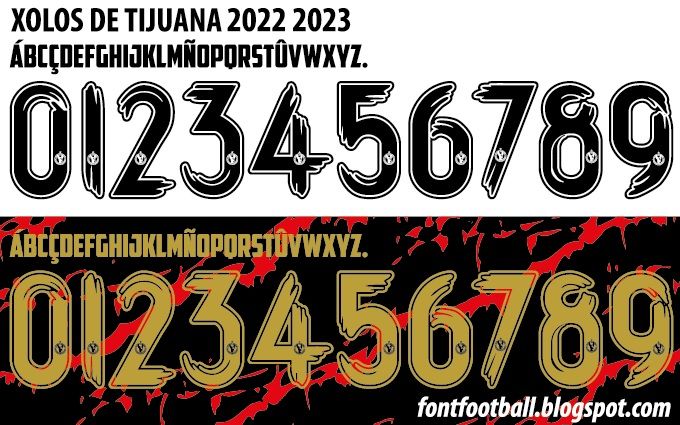 Font Vector Xolos De Tijuana 2022 2023 kit_0