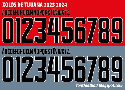 Font Vector Xolos De Tijuana 2023 2024 kit_0