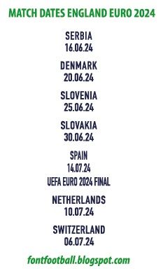 MDT Match Dates Detail on Shirt England Euro 2024 Vector_0
