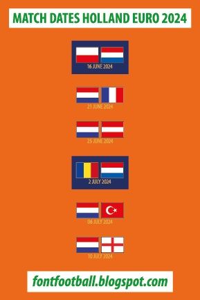 MDT Match Dates Detail on Shirt Holland Euro 2024 Vector_0