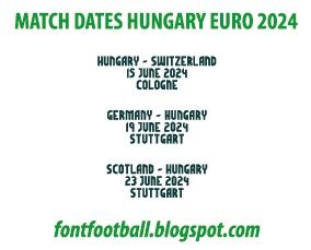 MDT Match Dates Detail on Shirt Hungary Euro 2024 Vector_0
