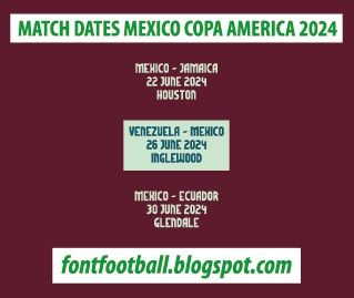 MDT Match Dates Detail on Shirt Mexico Copa America 2024 Vector_0