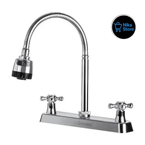 Llave para Fregadero Doble Flexible 8"_2