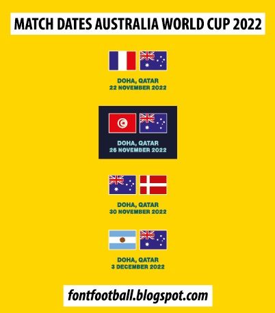 MDT Match Dates Vector Australia World Cup 2022_0