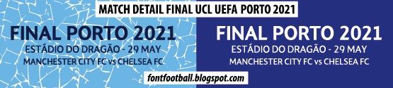 MDT Match Detail Date on Shirt Vector Final Champions League Manchester City FC vs Chelsea FC (Final Porto 2021)_0