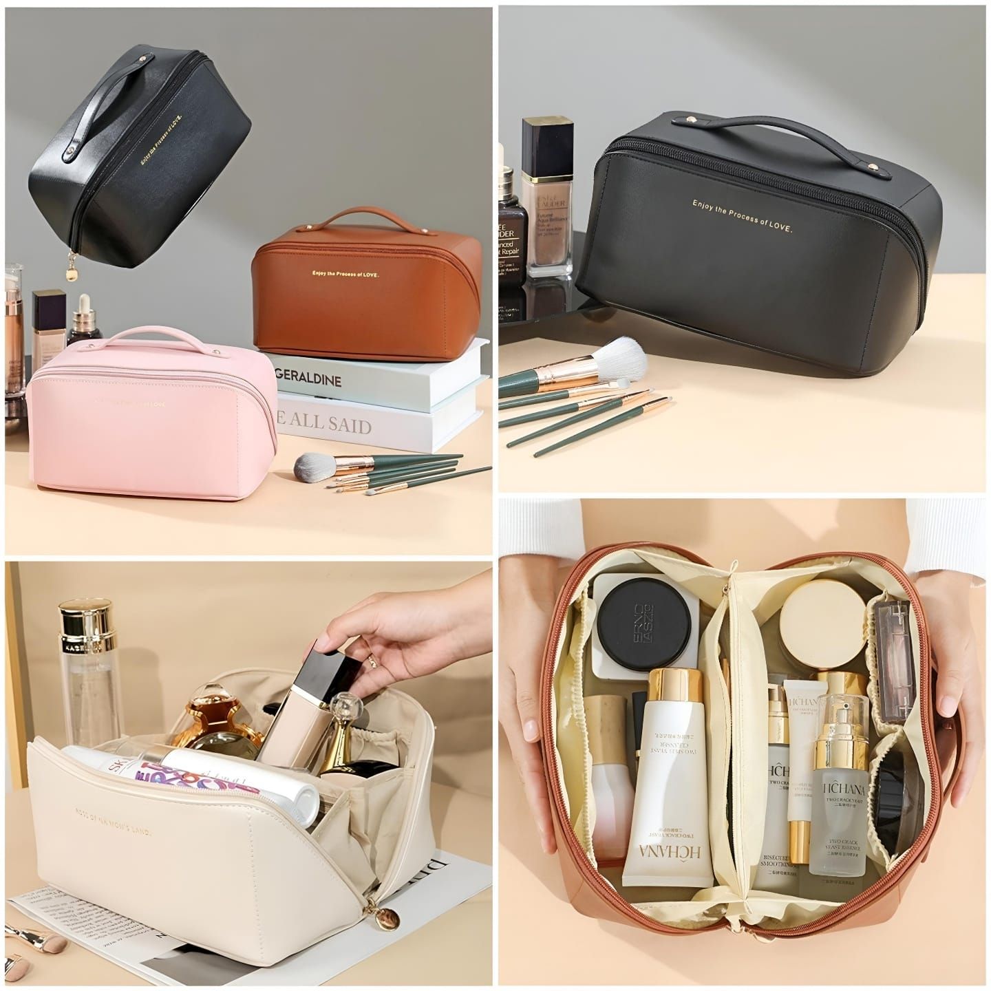 PU Leather Cosmetic Bag _0