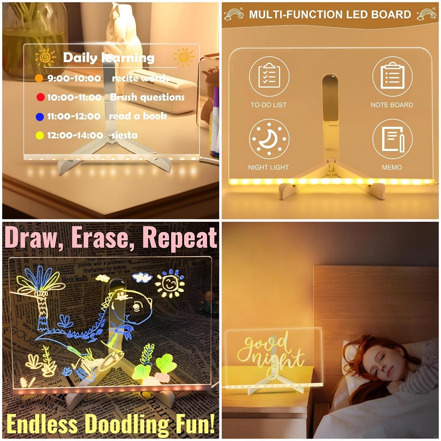 Acrylic LED Note Board _0