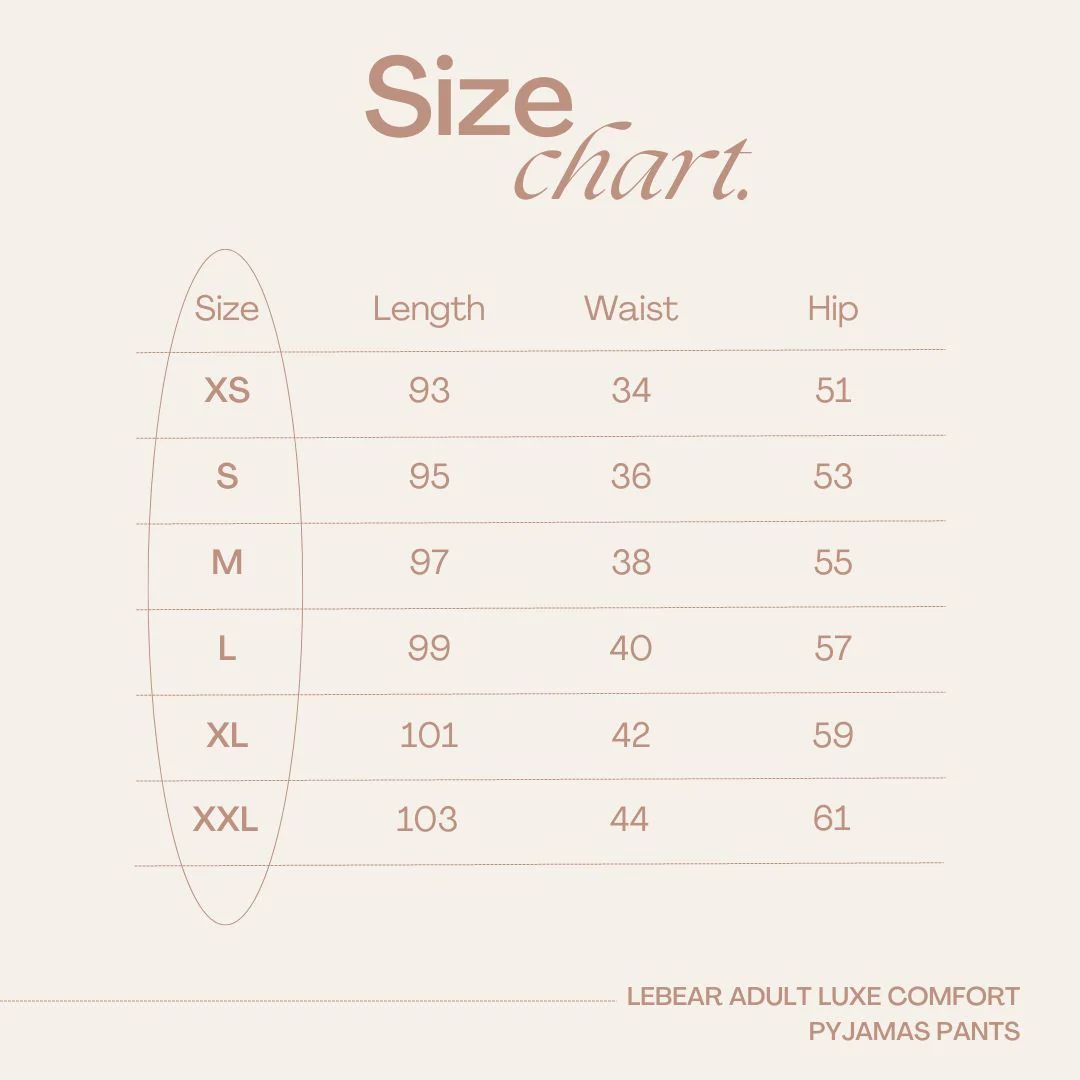 🌟Adult Luxe Comfort Pyjamas Long Pants_1