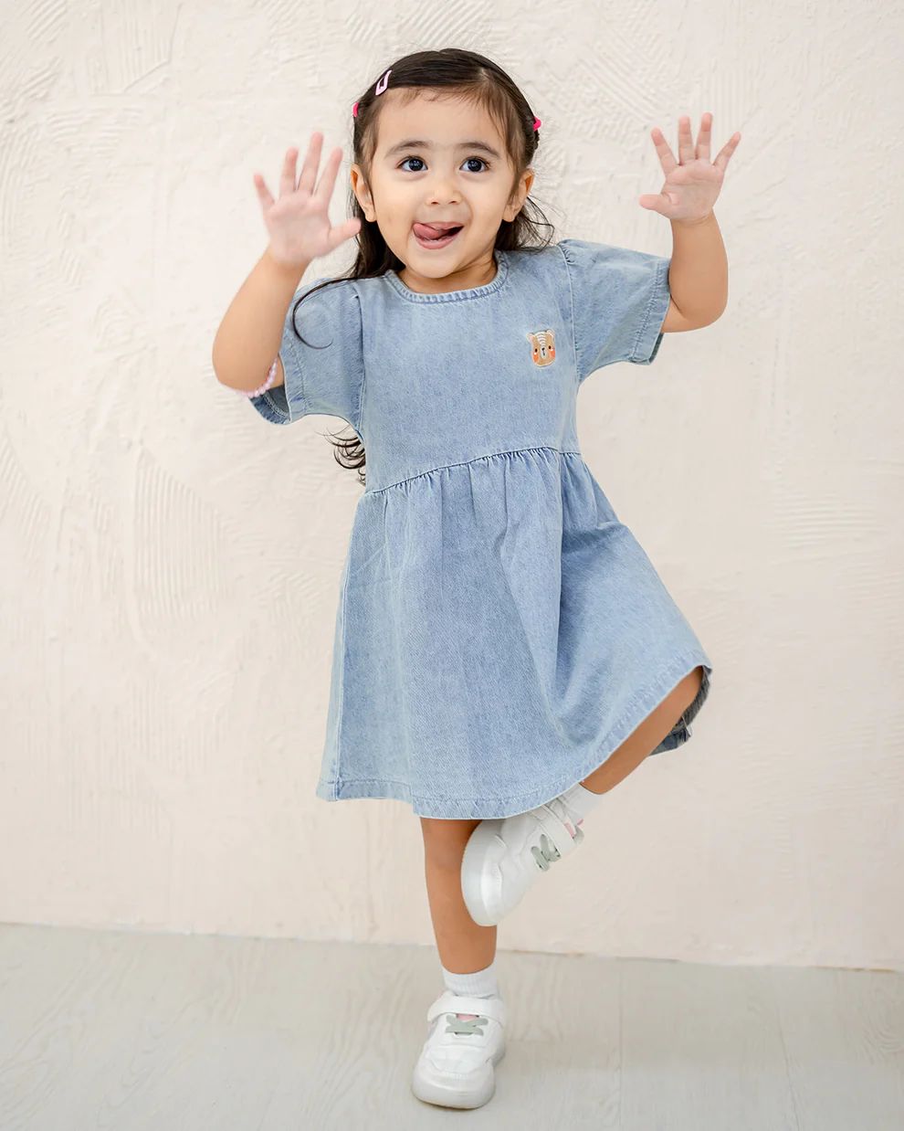 Luna Denim Twirl Dress_2