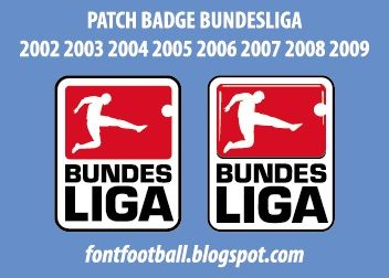 Patch Badge Bundesliga 2002 2003 2004 2005 2006 2007 2008 2009 Vector_0