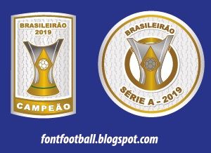 Patch Badge Brasileirão Série a 2019 Vector kit_0