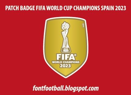 Patch Badge Fifa World Cup Womens Champions Spain 2023 kit_0